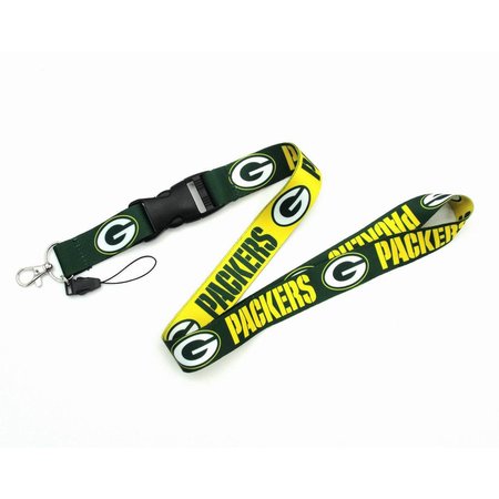 Green Bay Packers NFL Neck Lanyard Football Teams Detachable Strap Lanyards for Cellphone Holder